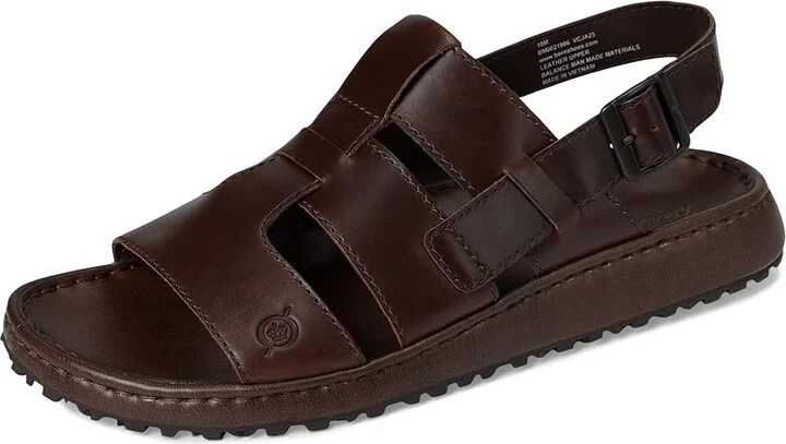 Born Corey Men's Sandals Brown (Bark) : 9 M (D), Leather - Image 5