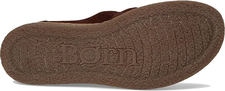 Born Cory Women's Slide Shoes Dark Brown (Brunette) : 7 M (B), Leather/Suede - Image 3