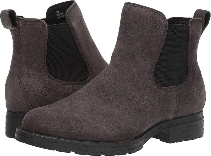 Born Cove Women's Shoes Dark Grey Suede : 6 M (B)