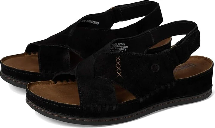 Born Ebba Women's Sandals Black Suede : 9 M (B)