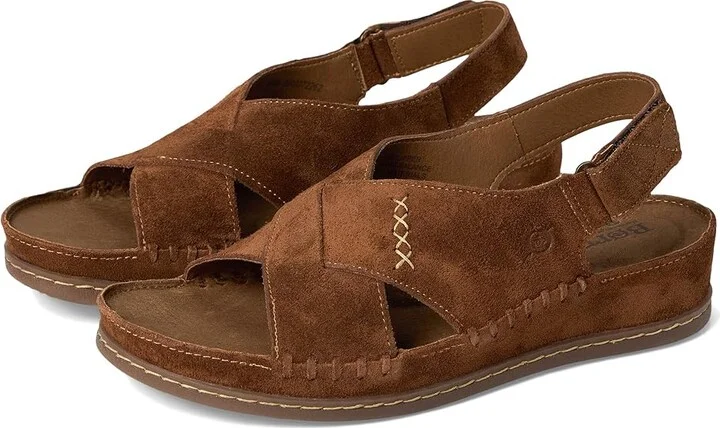 Born Ebba Women's Sandals Brown Glazed Giner : 10 M (B), Suede