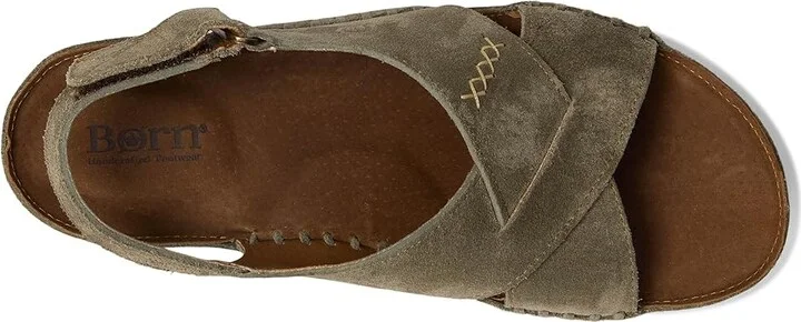 Born Ebba Women's Sandals Green Army Green : 8 M (B), Suede - Image 2