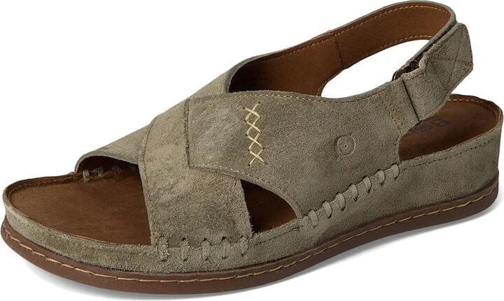 Born Ebba Women's Sandals Green Army Green : 8 M (B), Suede - Image 5