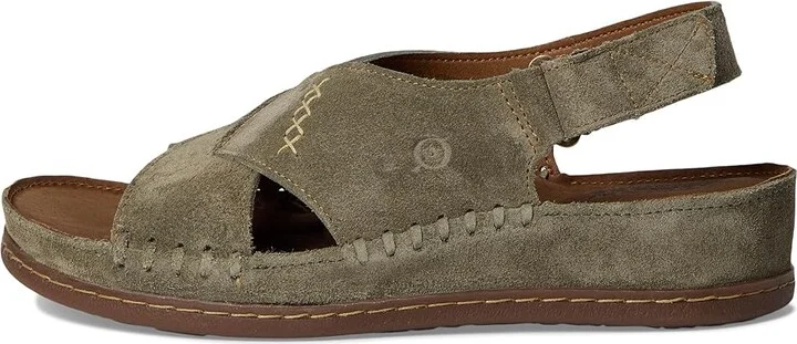Born Ebba Women's Sandals Green Army Green : 8 M (B), Suede - Image 6