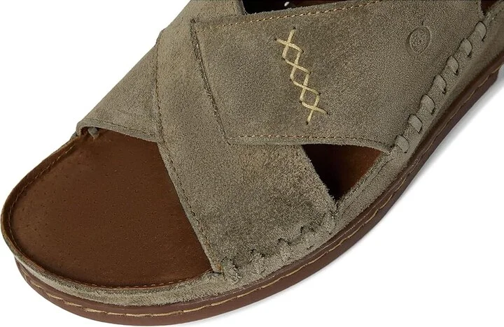 Born Ebba Women's Sandals Green Army Green : 8 M (B), Suede - Image 7