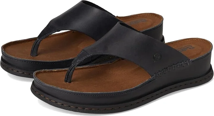 Born Edie Women's Sandals Brown : 9 M (B), Leather/Suede