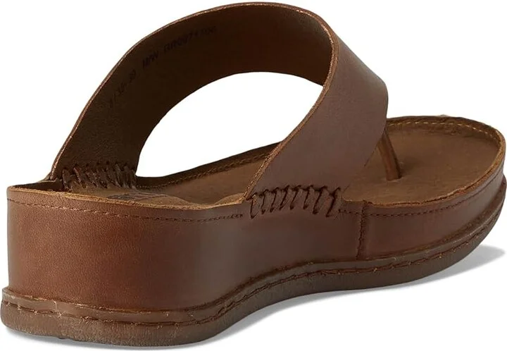 Born Edie Women's Sandals Brown/Syrup : 8 M (B), Leather/Suede - Image 4