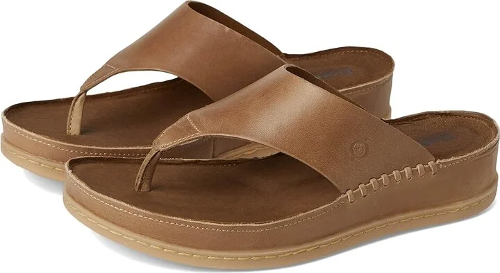 Born Edie Women's Sandals Taupe/Beige : 8 M (B), Leather/Suede