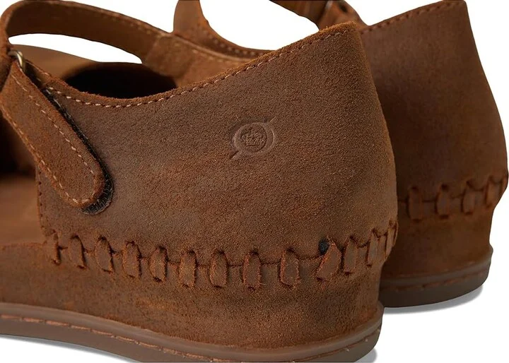 Born Ela Women's Sandals Brown (Glazed Ginger) : 9 M (B), Leather - Image 7
