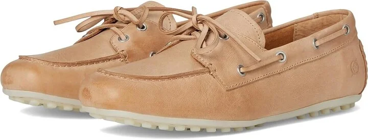 Born Faye Women's Flat Shoes Natural (Sand) : 10 M (B), Leather