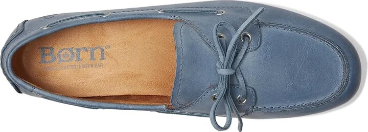 Born Faye Women's Flat Shoes Navy : 7.5 M (B), Leather - Image 2