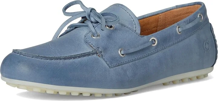 Born Faye Women's Flat Shoes Navy : 7.5 M (B), Leather - Image 5