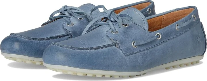 Born Faye Women's Flat Shoes Navy : 7.5 M (B), Leather