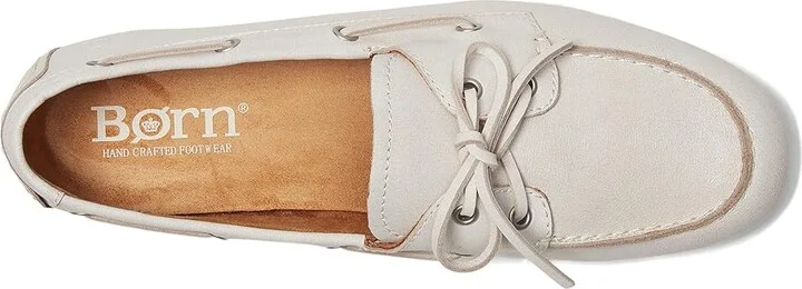 Born Faye Women's Flat Shoes White : 8.5 M (B), Leather - Image 2