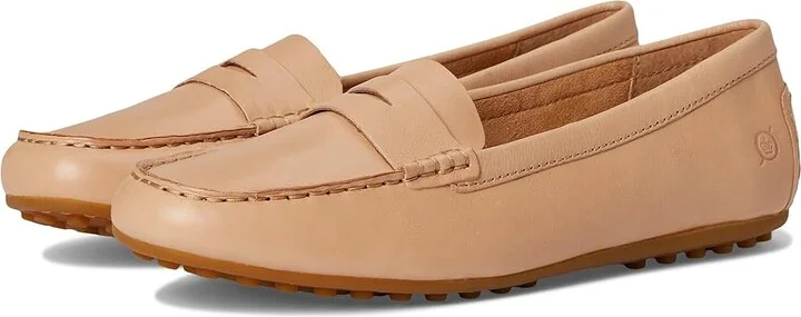 Born Finley Women's Flat Shoes Natural (Nude) : 6 M (B), Leather