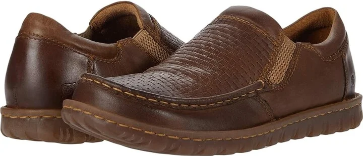 Born Gudmund Men's Shoes Brown Embossed Full Grain Leather : 8 M (D)
