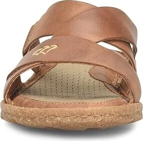 Born Hayka Women's Sandals Brown : 6 M (B), Full Grain leather - Image 4