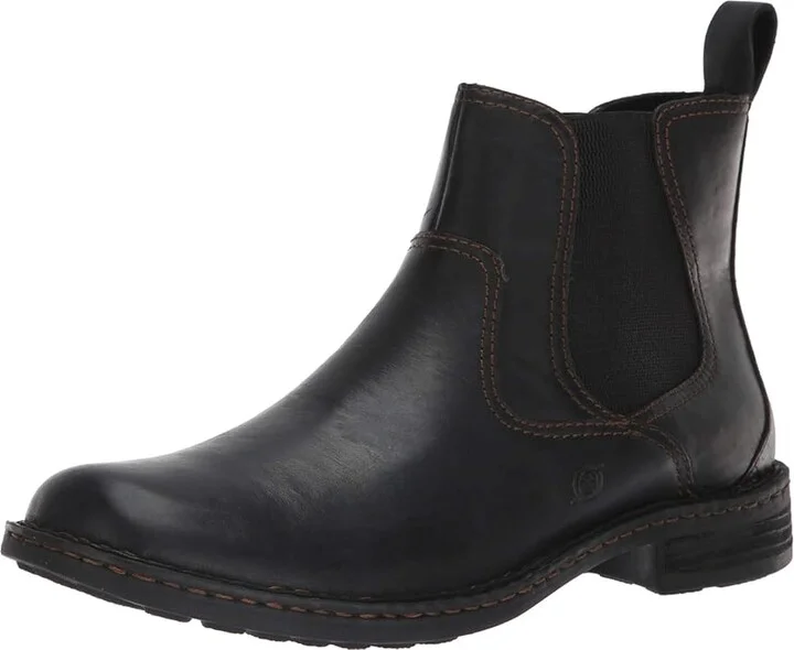 Born Hemlock Men's Pull-on Boots Black Full Grain : 8 M (D), Full Grain leather/Leather - Image 2