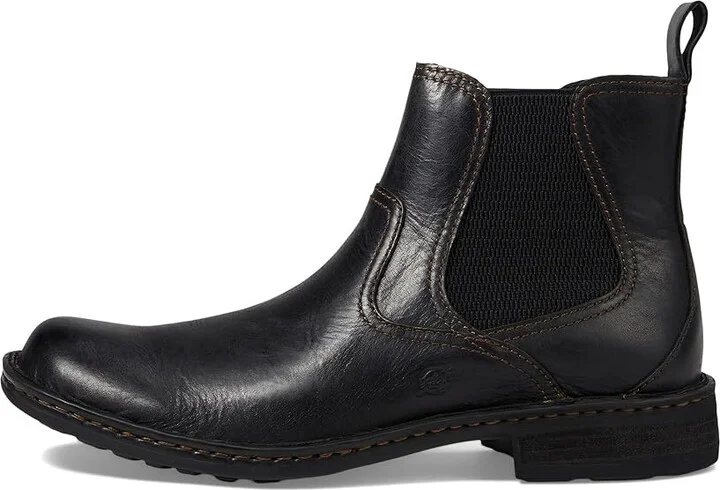 Born Hemlock Men's Pull-on Boots Black Full Grain : 8 M (D), Full Grain leather/Leather - Image 7