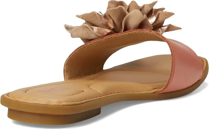 Born Hibiscus Women's Slide Shoes Rose Gold : 7 M (B), Leather - Image 4