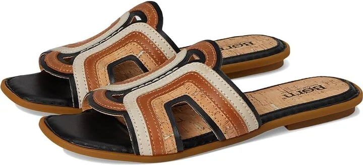 Born Hyannis Women's Sandals Black (Combo) : 6 M (B), Leather
