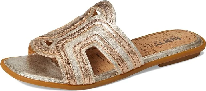 Born Hyannis Women's Sandals Light Gold (Combo) : 7 M (B), Leather - Image 5