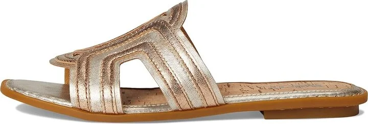 Born Hyannis Women's Sandals Light Gold (Combo) : 7 M (B), Leather - Image 6