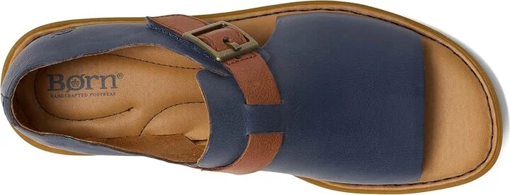 Born Ivey Women's Sandals Navy (Marine/Luggage) : 11 M (B), Leather - Image 2