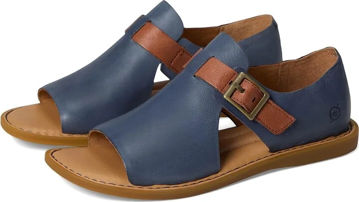 Born Ivey Women's Sandals Navy (Marine/Luggage) : 11 M (B), Leather
