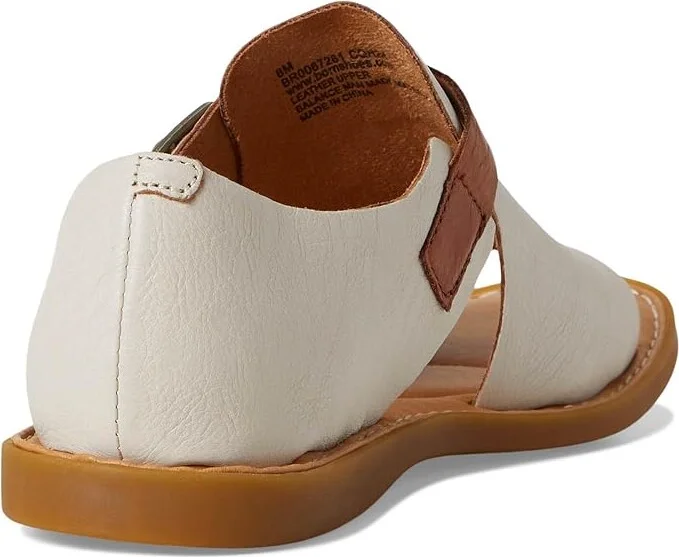 Born Ivey Women's Sandals White (Ivory/Luggage) : 10 M (B), Leather - Image 4