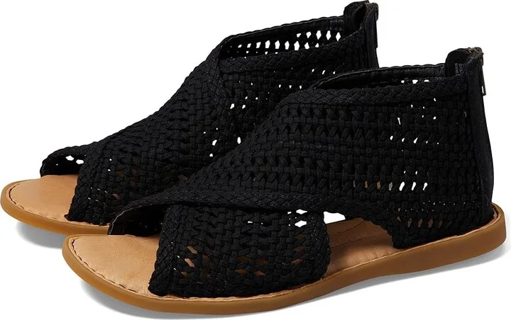 Born Iwa Mac Women's Shoes Black Fabric : 6 M (B), Textile