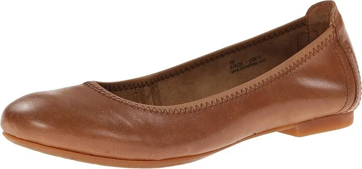 Born Julianne Women's Flat Shoes Mid Brown : 6 M (B), Leather - Image 2