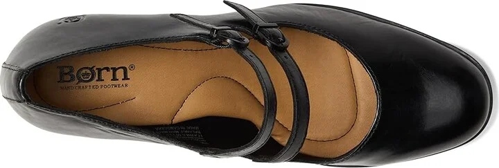 Born Karalee High Women's Heels Black : 8 M, Leather - Image 2