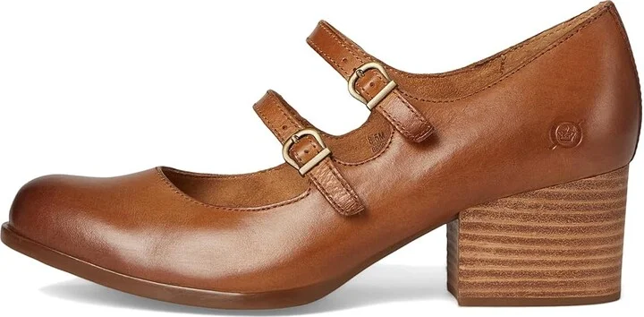 Born Karalee High Women's Heels Tan (Inca gold) : 8.5 M, Leather - Image 6
