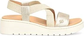 Born Kasady Women's Sandals Light Gold : 6 M (B), Leather/Rubber/Suede - Image 6