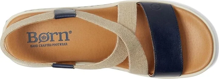 Born Kasady Women's Sandals Navy/Indaco : 11 M (B), Leather/Textile - Image 2