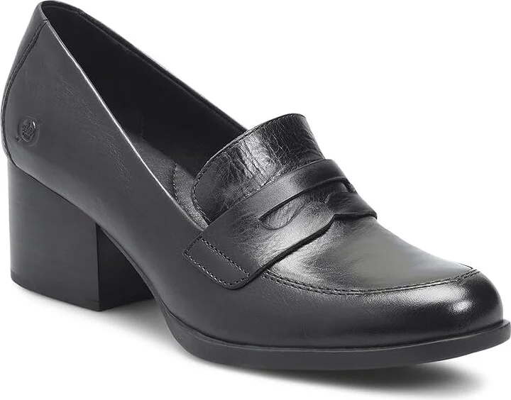 Born Kasi High Women's Heels Black : 7.5 M, Leather/Rubber - Image 5
