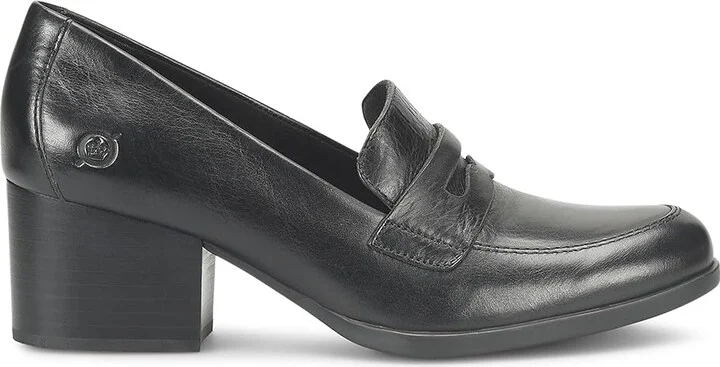 Born Kasi High Women's Heels Black : 7.5 M, Leather/Rubber - Image 6