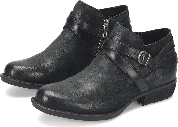 Born Kelle Women's Boots Black : 9.5 M (B), Suede