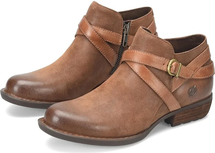 Born Kelle Women's Boots Rust (Tabacco) : 6 M (B), Suede