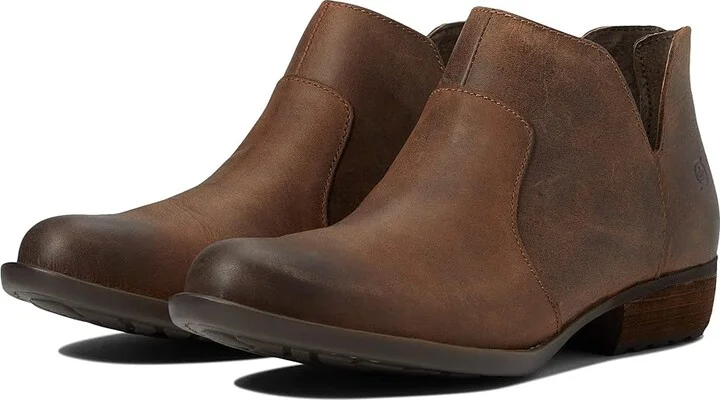 Born Kerri Women's Dress Zip Boots Brown (Terra) Full Grain : 6.5 M (B), Leather