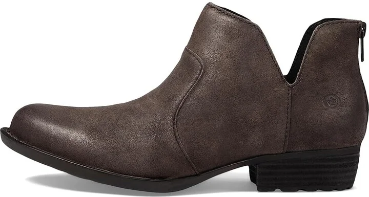 Born Kerri Women's Dress Zip Boots Dark Grey Distressed : 6 M (B), Leather - Image 6