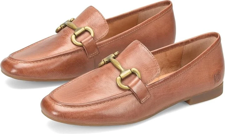 Born Leyla Women's Flat Shoes Brown : 10 M, Leather/Rubber