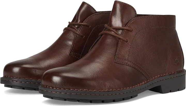 Born Lincoln Men's Boots Dark Brown (Bark) : 10.5 M (D), Leather