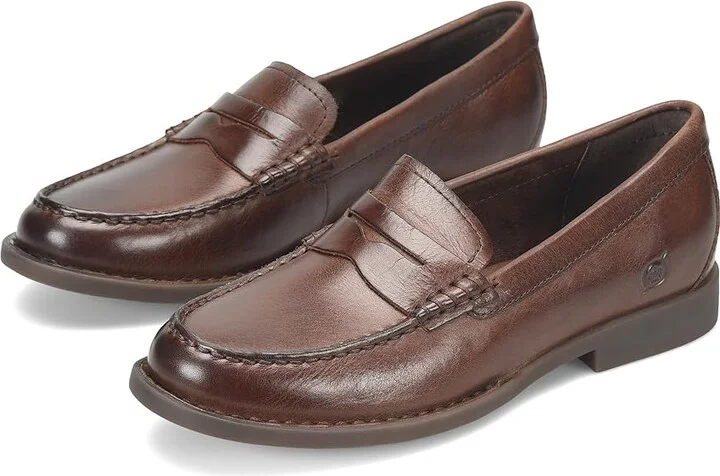Born Macie Women's Flat Shoes Bark : 9.5 M, Leather
