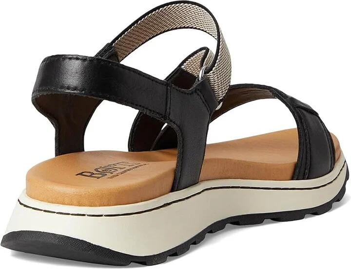 Born Mady Women's Sandals Black (Black/Beige) : 9 M (B), Leather/Rubber - Image 4