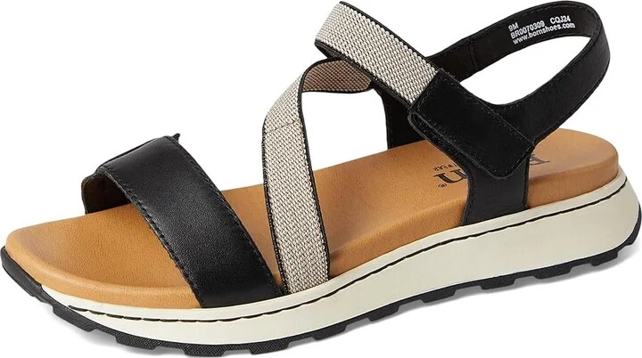 Born Mady Women's Sandals Black (Black/Beige) : 9 M (B), Leather/Rubber - Image 5