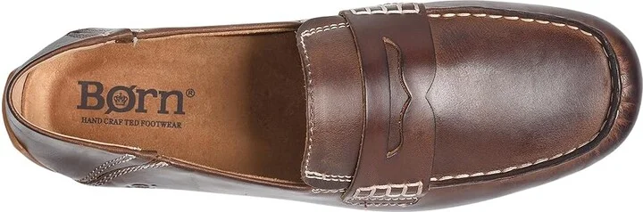 Born Marcel Penny Men's Lace-up Boots Dark Brown Full Grain : 10 M (D), Leather/Rubber/Suede - Image 2
