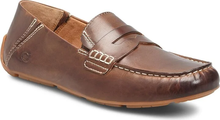 Born Marcel Penny Men's Lace-up Boots Dark Brown Full Grain : 10 M (D), Leather/Rubber/Suede - Image 5