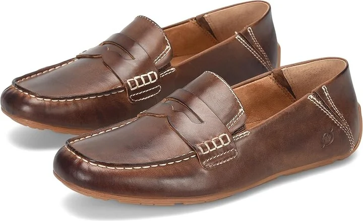 Born Marcel Penny Men's Lace-up Boots Dark Brown Full Grain : 10 M (D), Leather/Rubber/Suede
